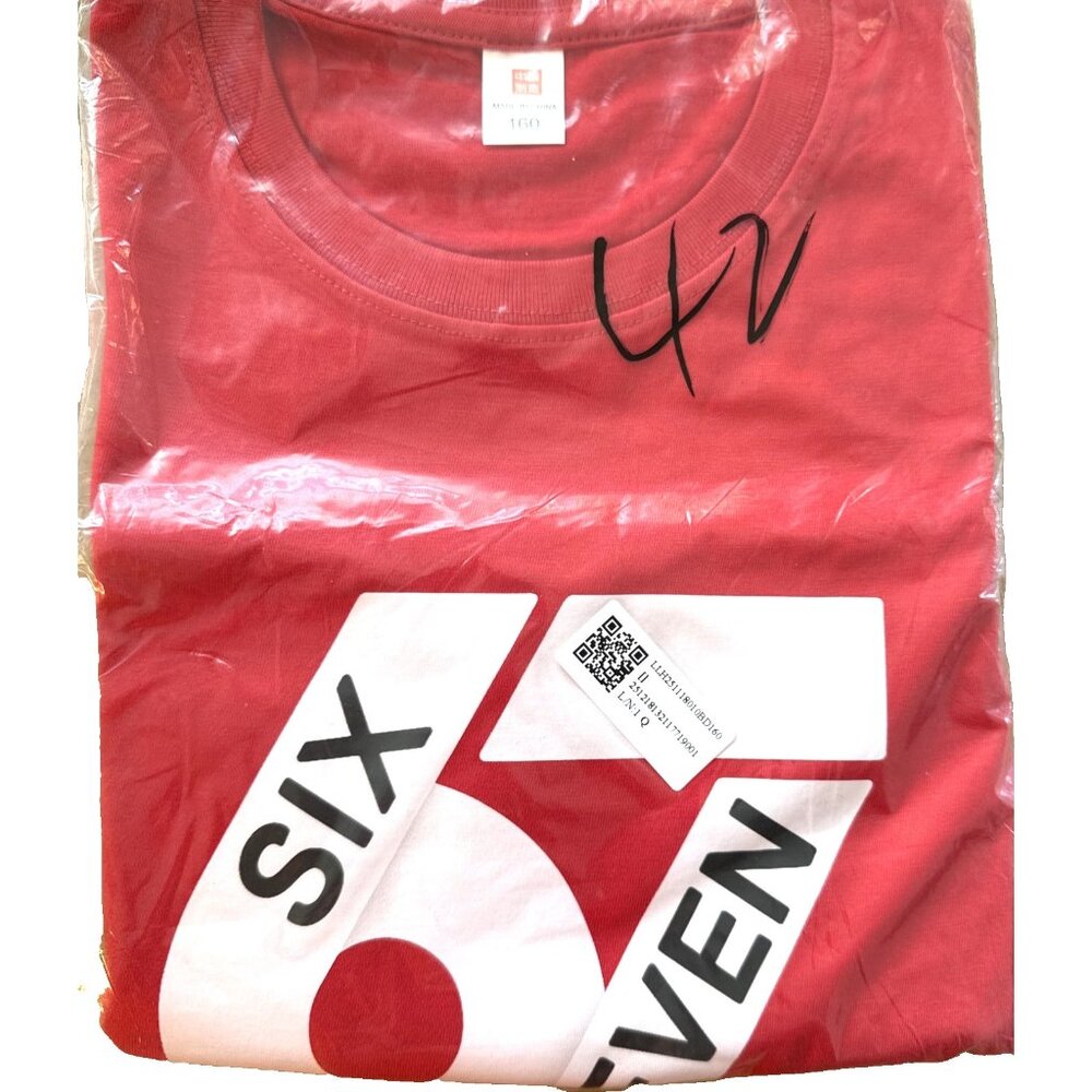 67 - Meme T Shirt - Youth Large Red